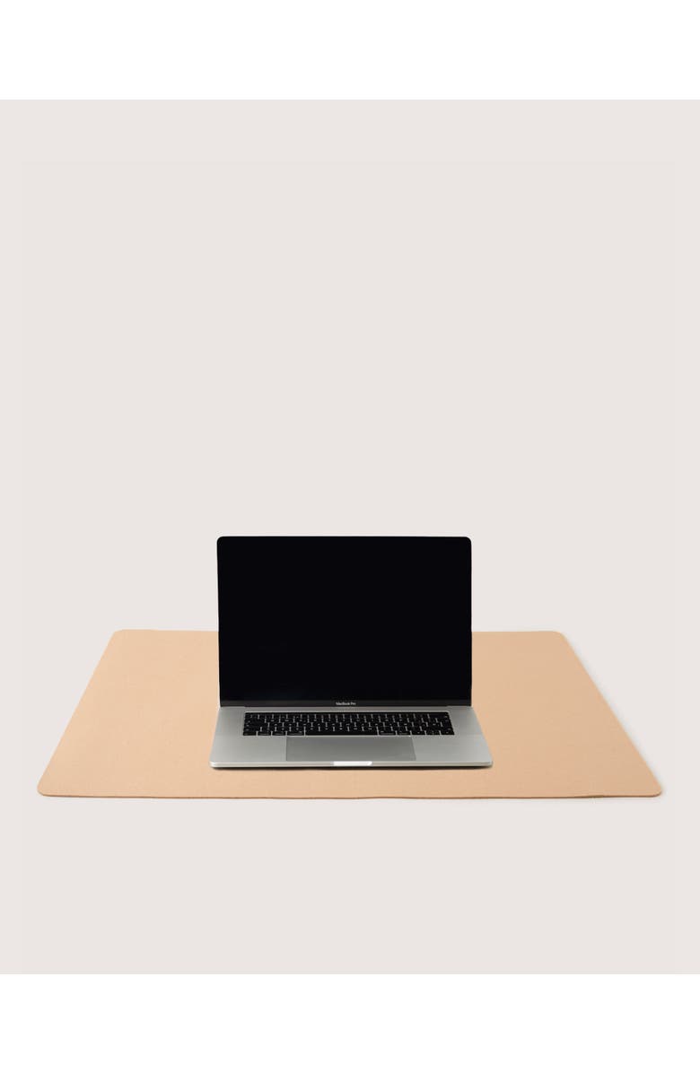 Graf Lantz Mosen Merino Wool Large Desk Pad, Alternate, color, Latte
