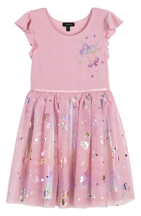 Kids' Rainbow Unicorn Combo Dress (Toddler & Little Kid)