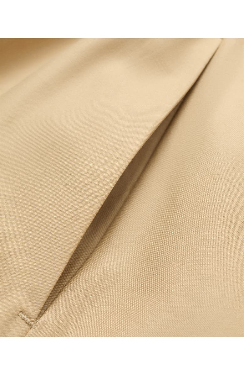 MANGO Cotton Blend Maxi Skirt, Alternate, color, Beige