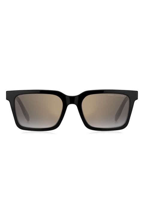 53mm Gradient Square Sunglasses