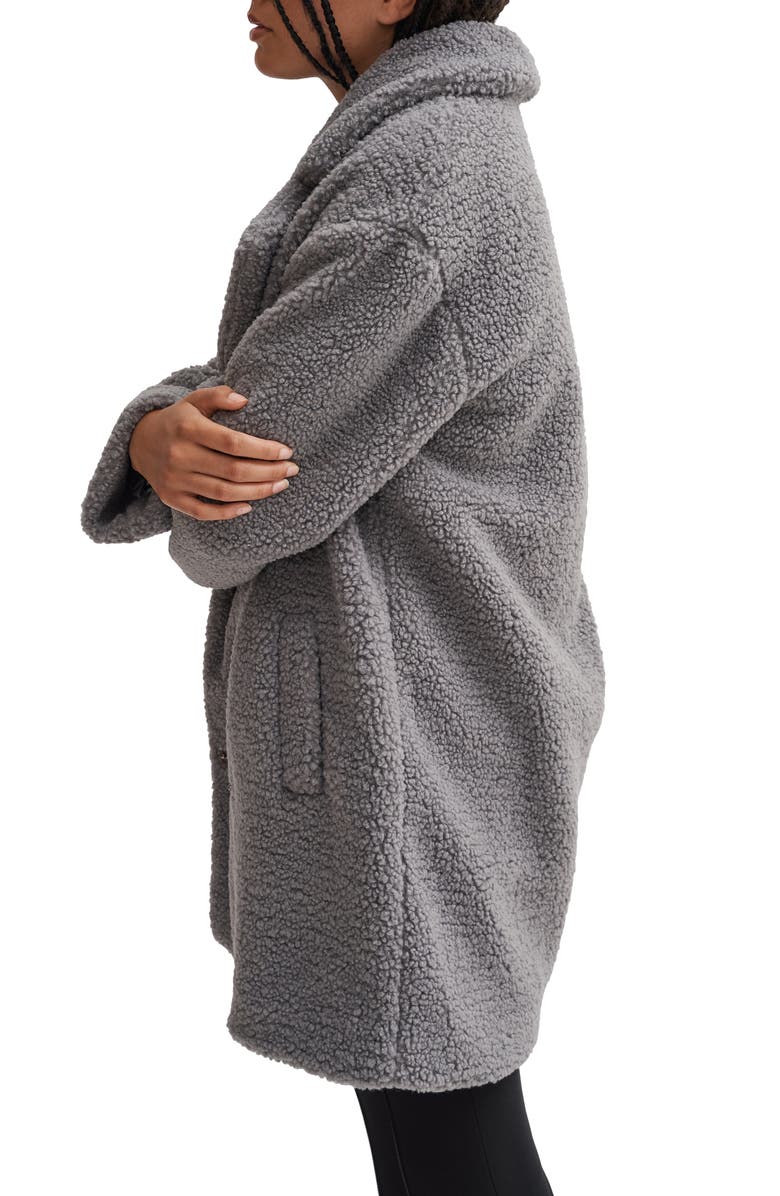 Noize Paloma Faux Shearling Coat, Alternate, color, 