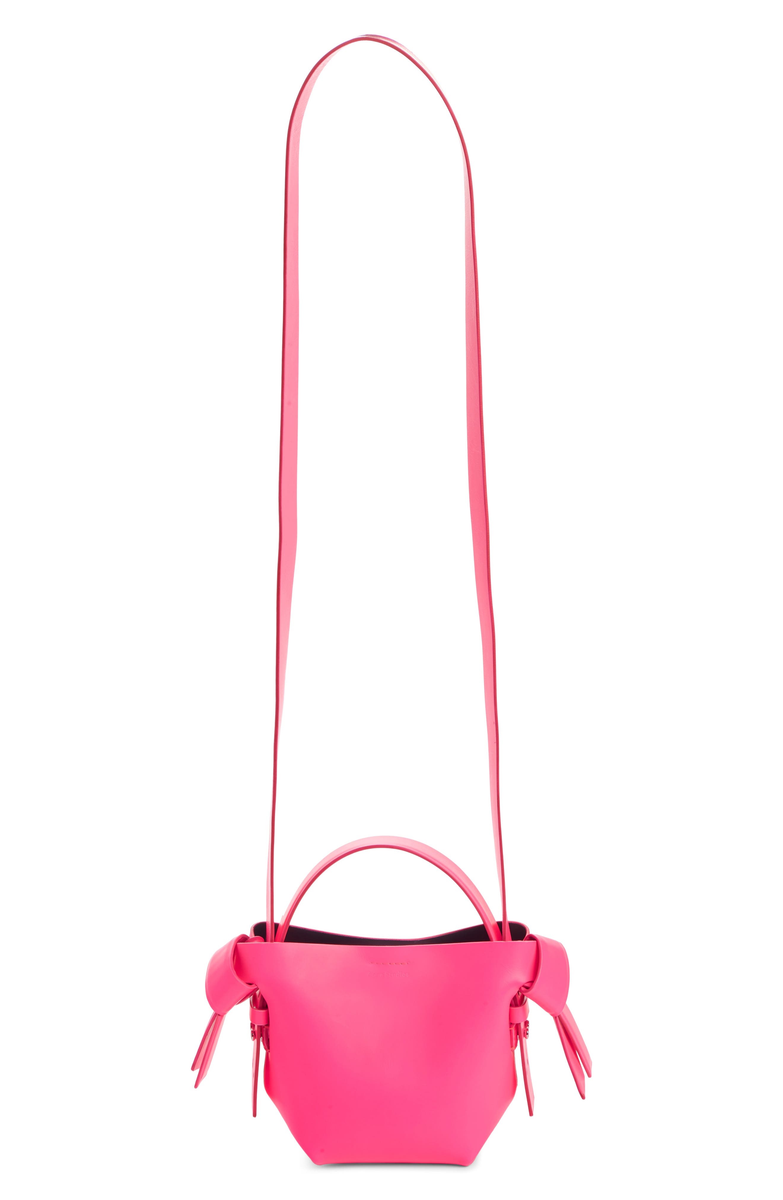 Acne Studios Micro Musubi Fluorescent Bag, Main, color, 