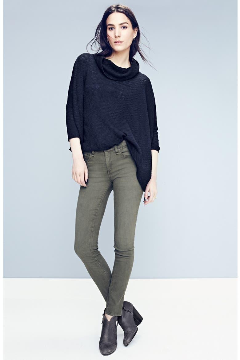 'The Skinny' Jeans (Nordstrom Exclusive), Alternate, color, CHAR BLUE
