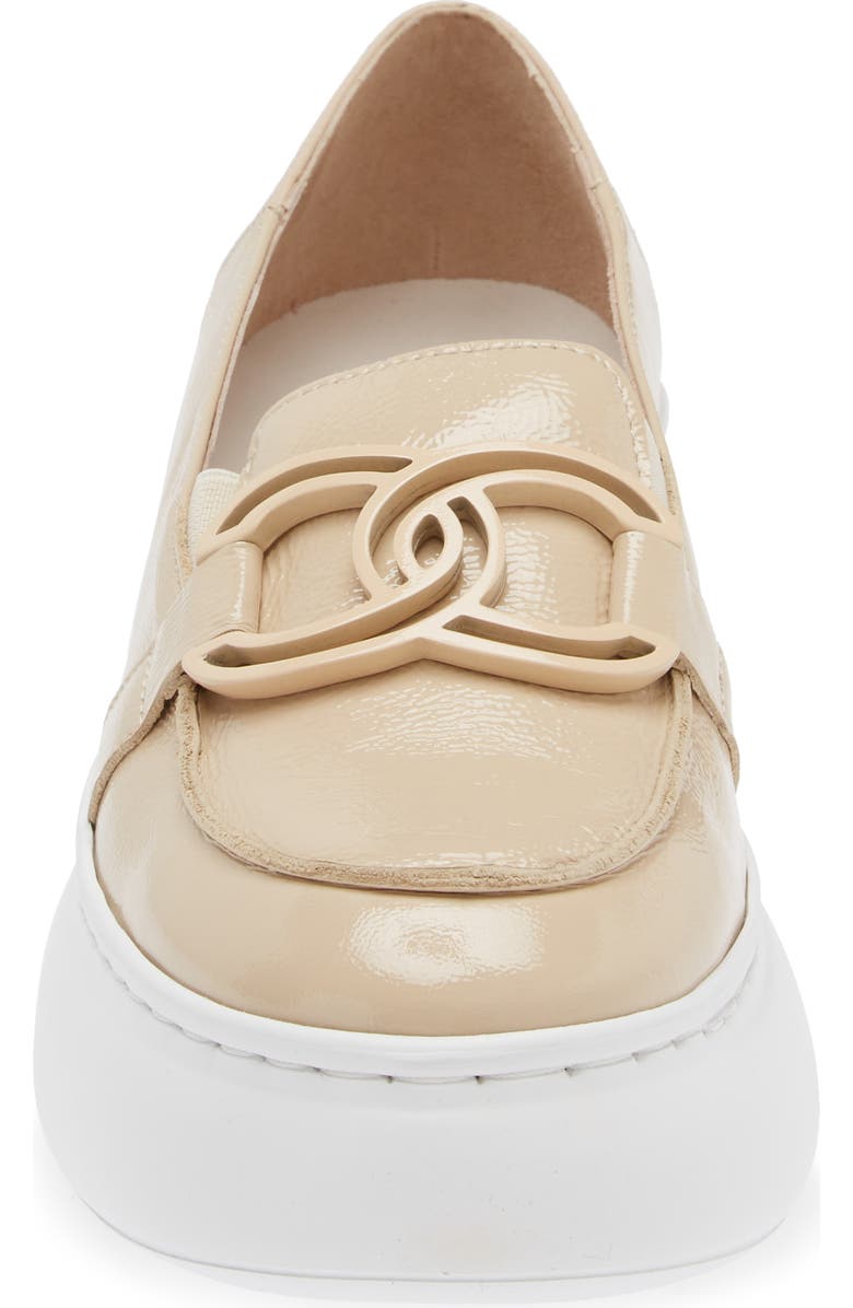 Wonders Vienna Platform Loafer, Alternate, color, Lack Wild Natural