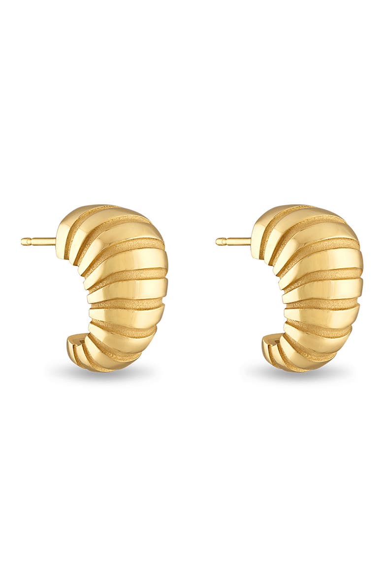 Noa Taper Earrings, Main, color, GOLD