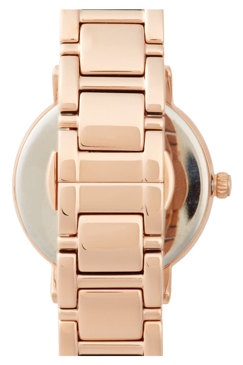 'gramercy' bracelet watch, Alternate, color, ROSEGOLD