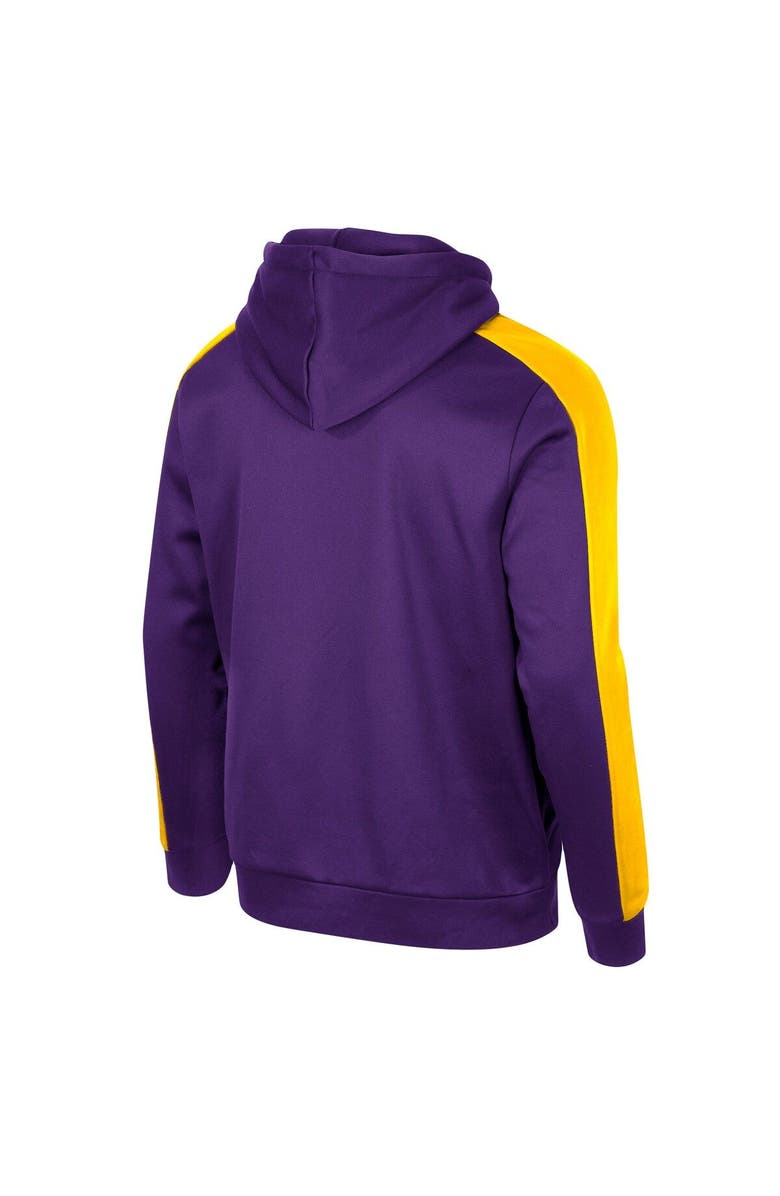 COLOSSEUM Men's Colosseum  Purple LSU Tigers Reese Full-Zip Hoodie, Alternate, color, Purple