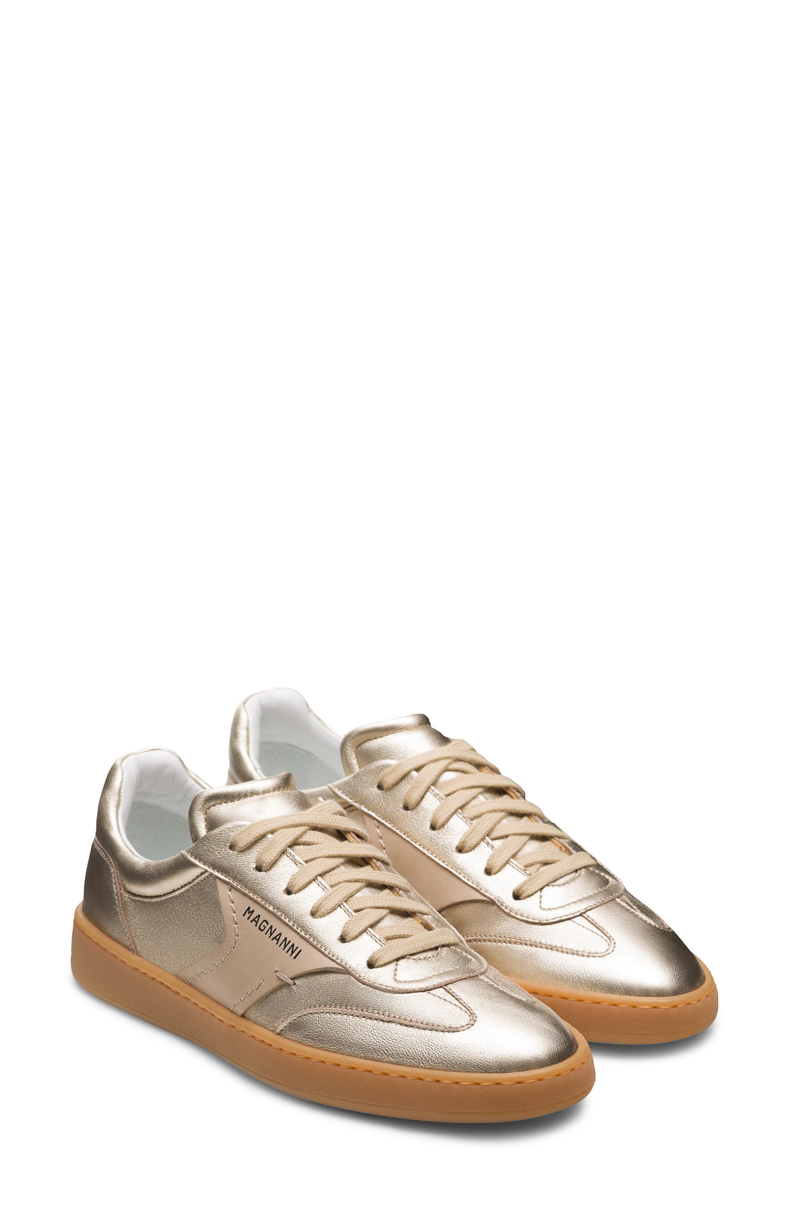 Magnanni Zori Sneaker, Main, color, Gold
