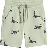 MILES THE LABEL Kids' Scorpion On Stage Cotton Shorts