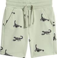MILES THE LABEL Kids' Scorpion On Stage Cotton Shorts