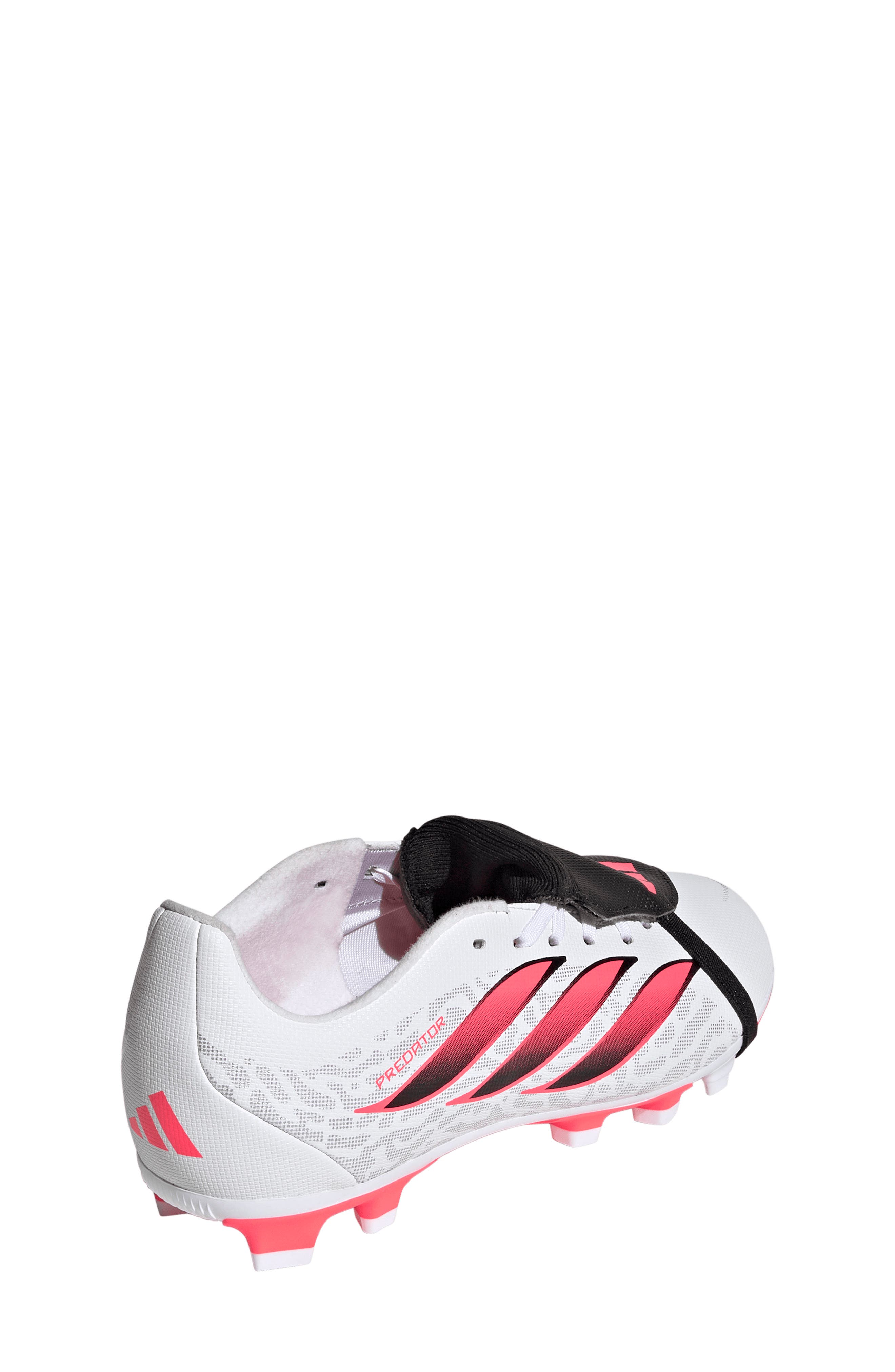 Kids' Predator Club Soccer Cleat, Alternate, color, WHITE/ TURBO/ BLACK 3