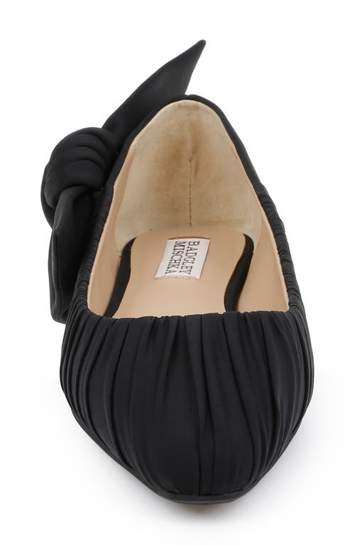Badgley Mischka Collection Valyn Flat In Black