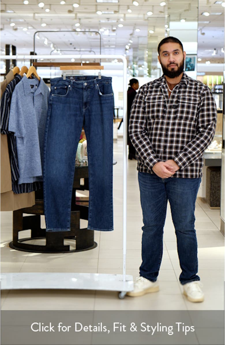 Zach Straight Leg Stretch Jeans, sales video thumbnail