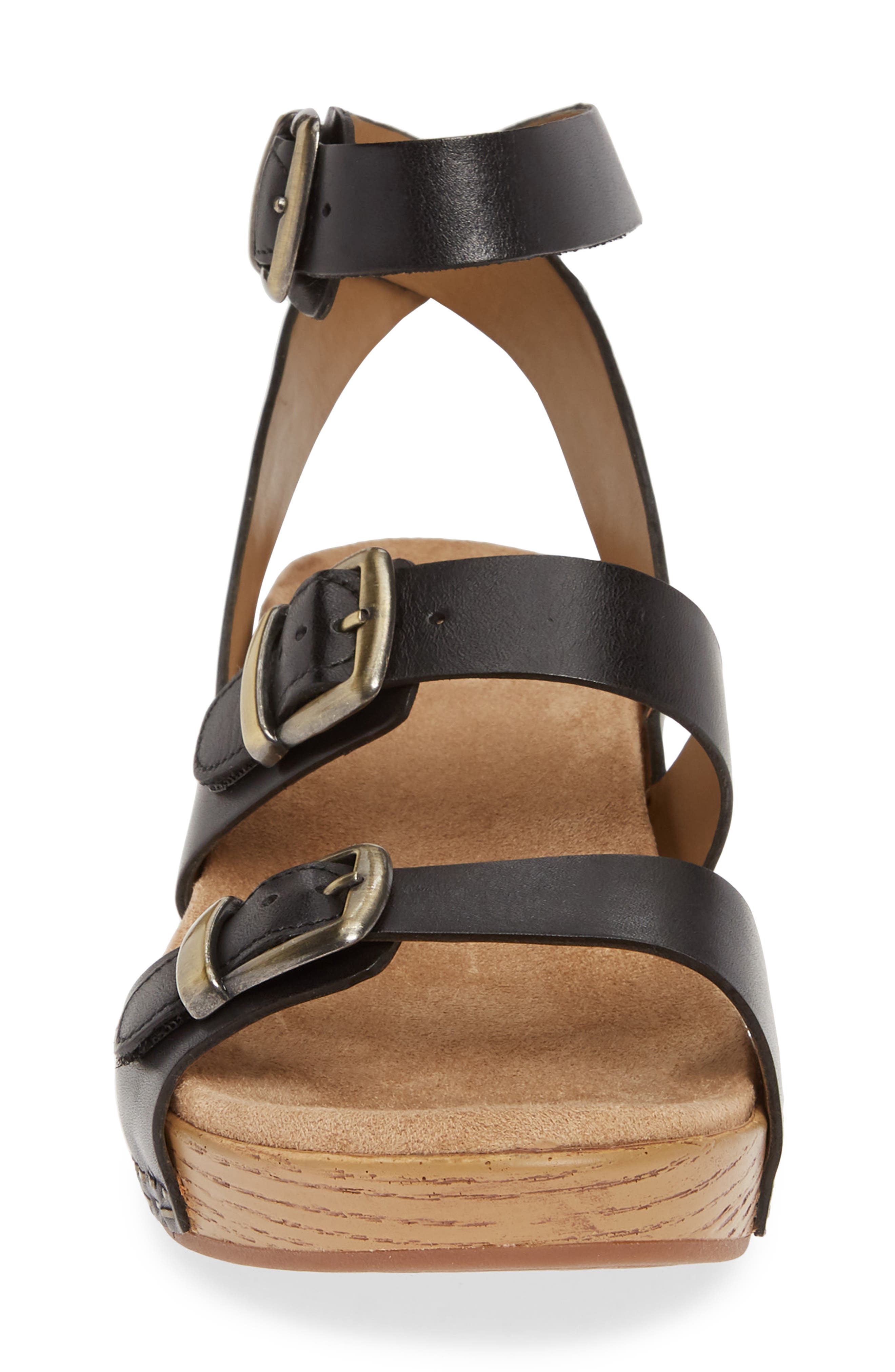 Dansko Lou Ankle Strap Sandal, Alternate, color, 
