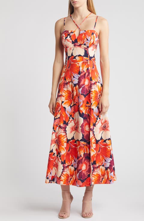 Boldest Blooms Strappy Gown