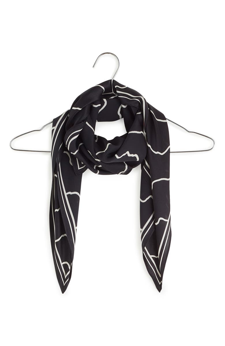 Madewell Oversized Silk Bandana, Main, color, 