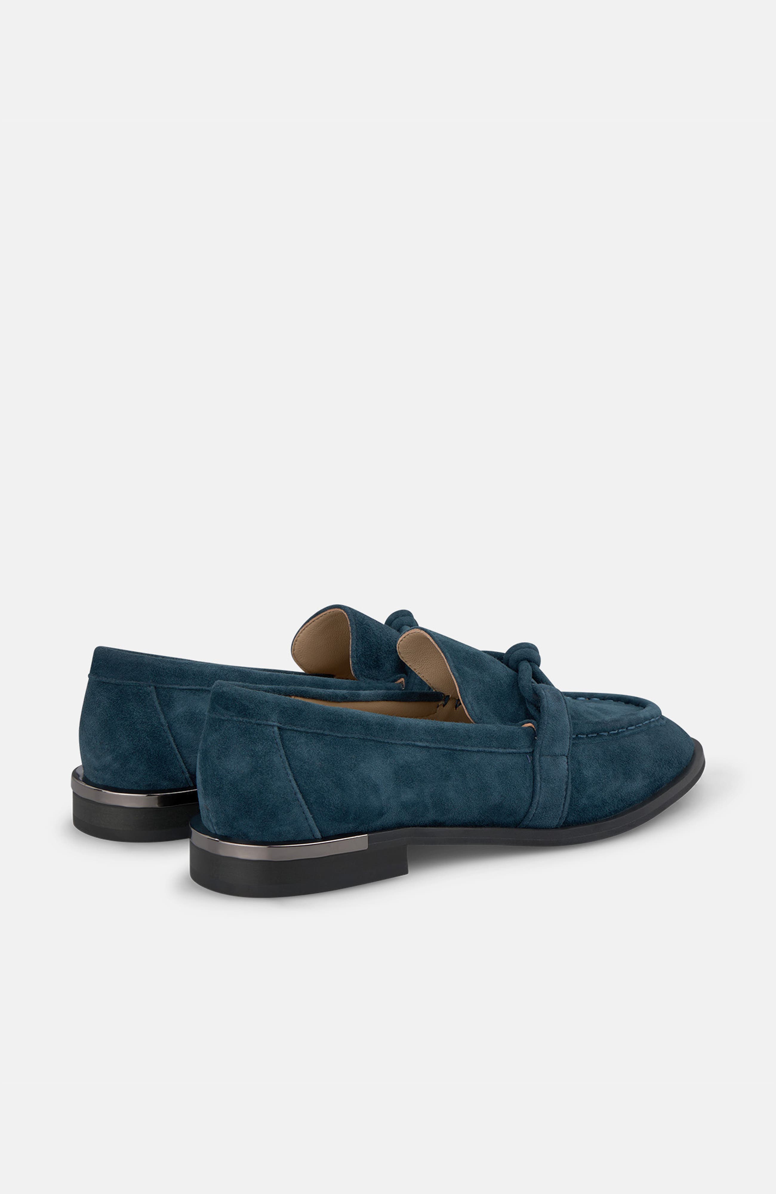 Loafer Knot Detail, Alternate, color, Navy
