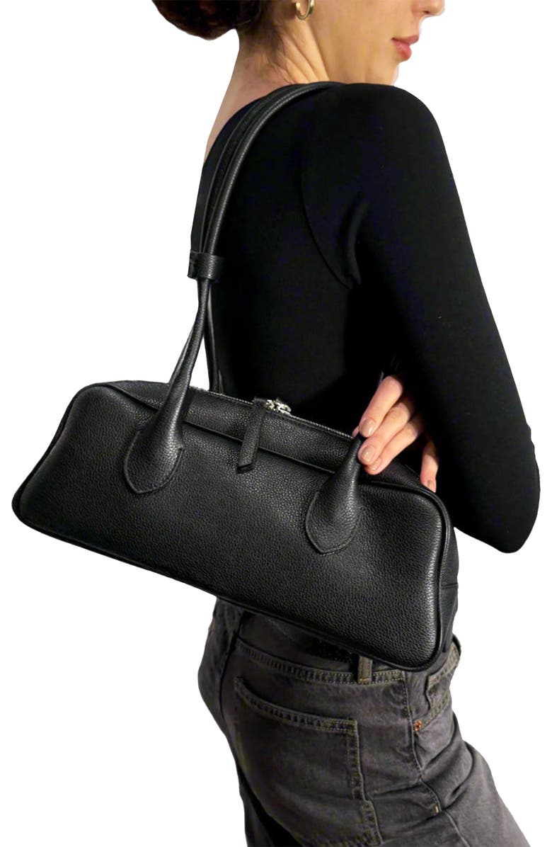 HYER GOODS La Strada Leather East West Bag, Alternate, color,