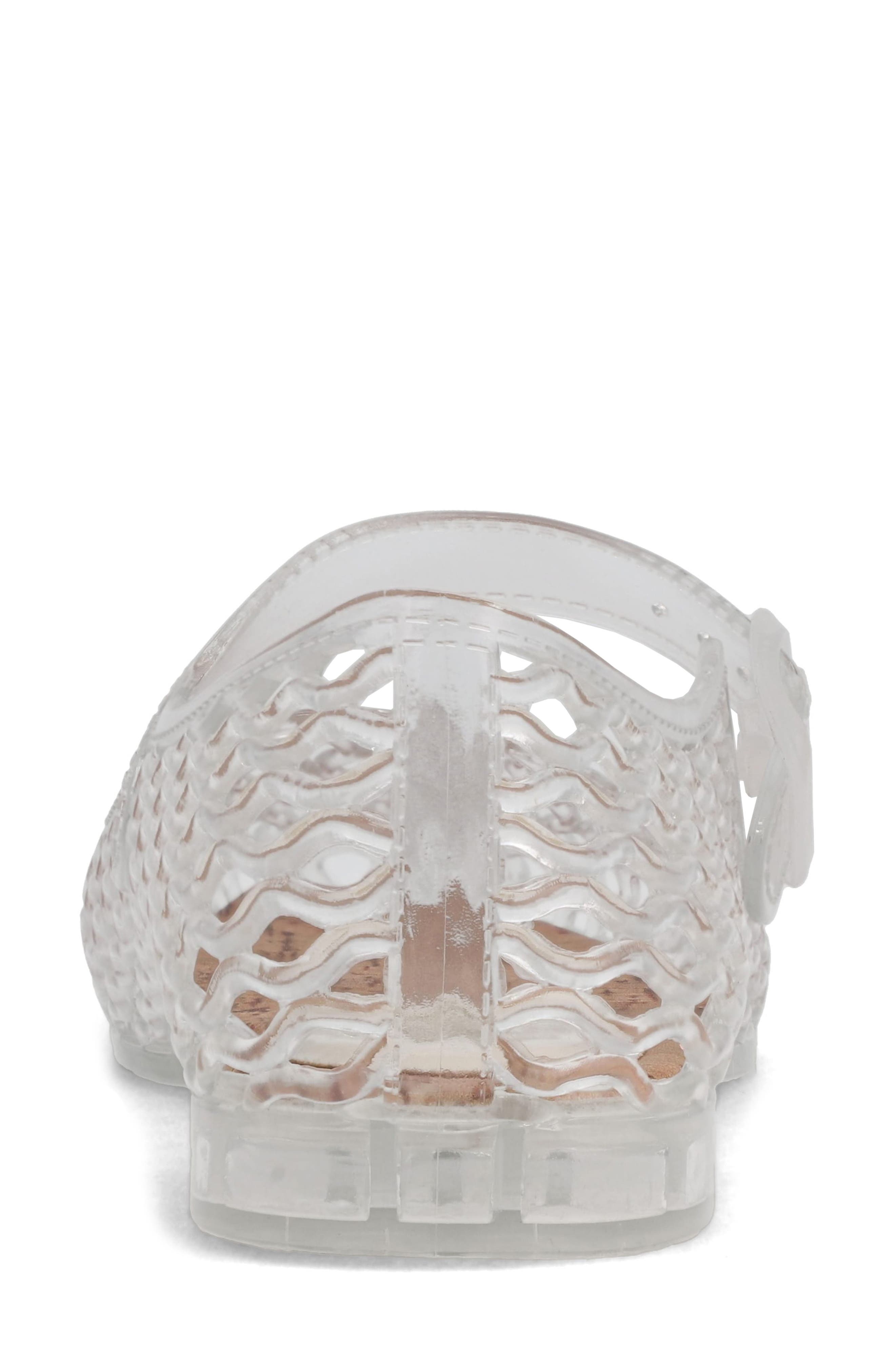 Coco Jelly Flat, Alternate, color, CLEAR
