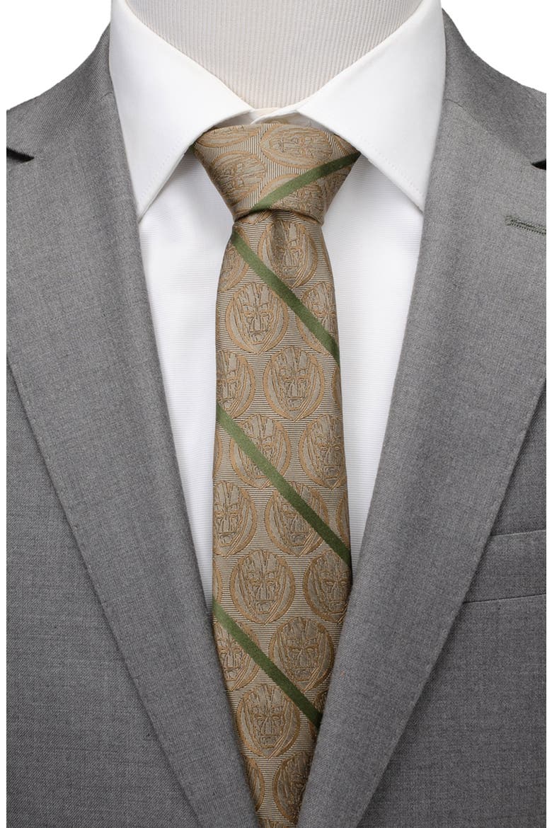 Marvel® Grottan Stripe Silk Blend Tie, Alternate, color, TAN