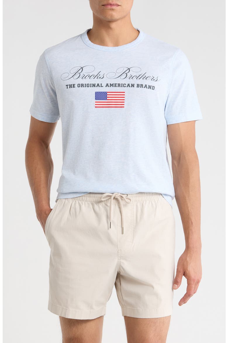 USA Logo Cotton Graphic T-Shirt, Main, color, BLUE MULTI
