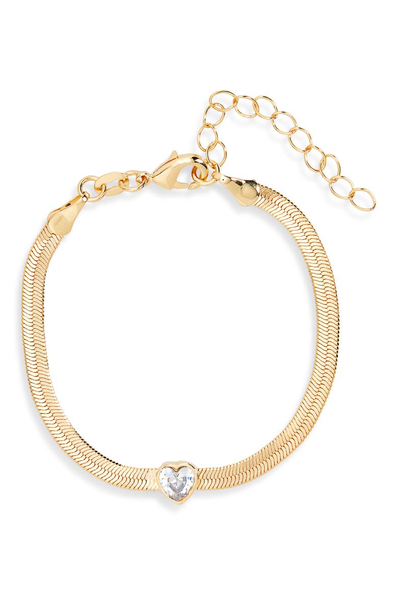 Vivian Chain Bracelet, Main, color, GOLD