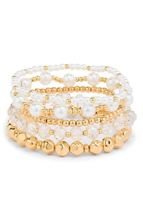 Assorted 5-Pack Stretch Bracelets