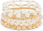 NORDSTROM RACK Assorted 5-Pack Stretch Bracelets