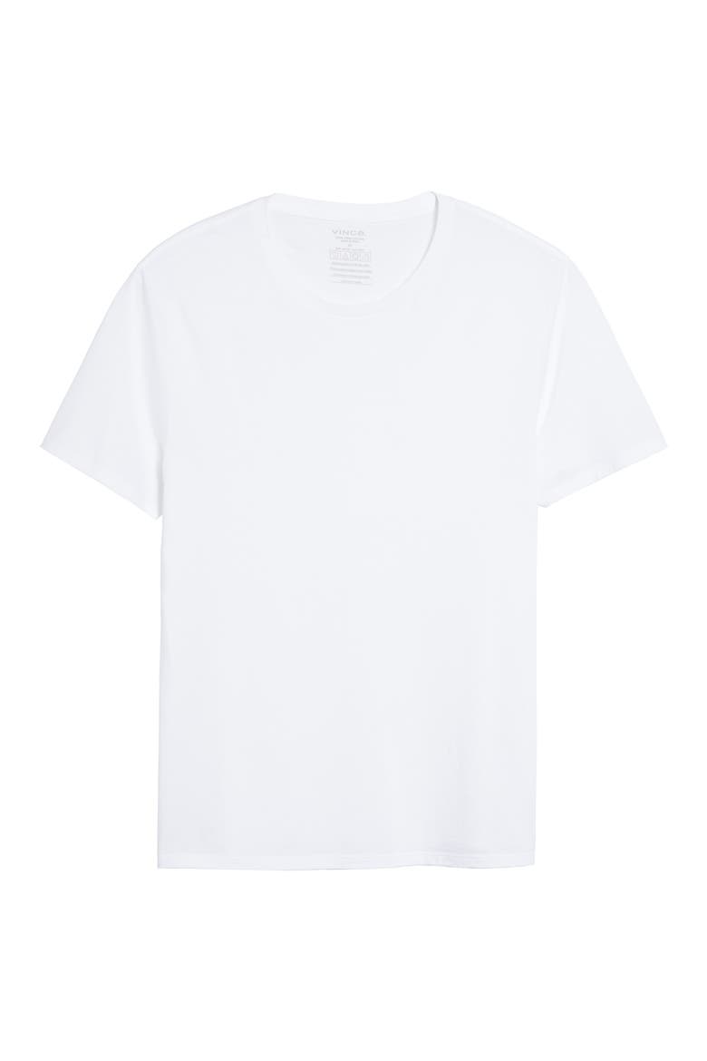 Slim Fit Crewneck T-Shirt, Alternate, color, OPTIC WHITE