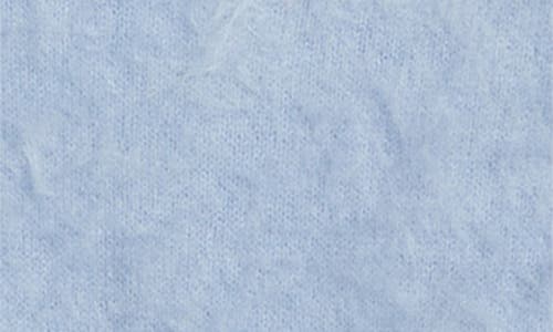 Margaret O'leary Brushed Cashmere V-neck Sweater In Blue