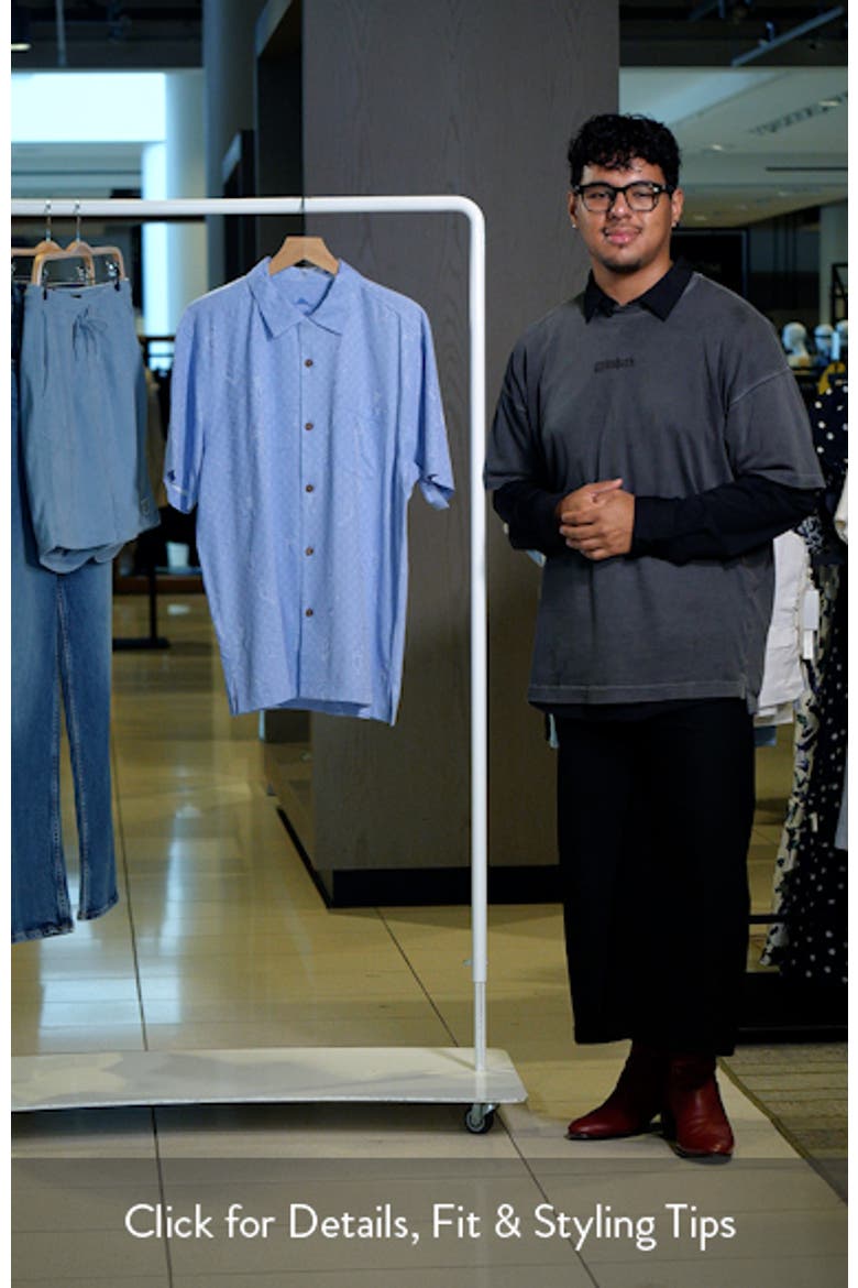 Drinks Well with Others Embroidered Silk Camp Shirt video