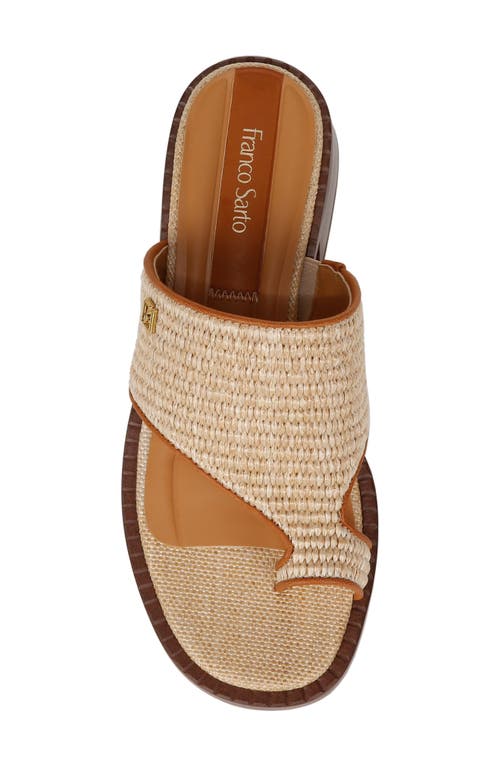 Franco Sarto Sia Slide Sandal In Brown