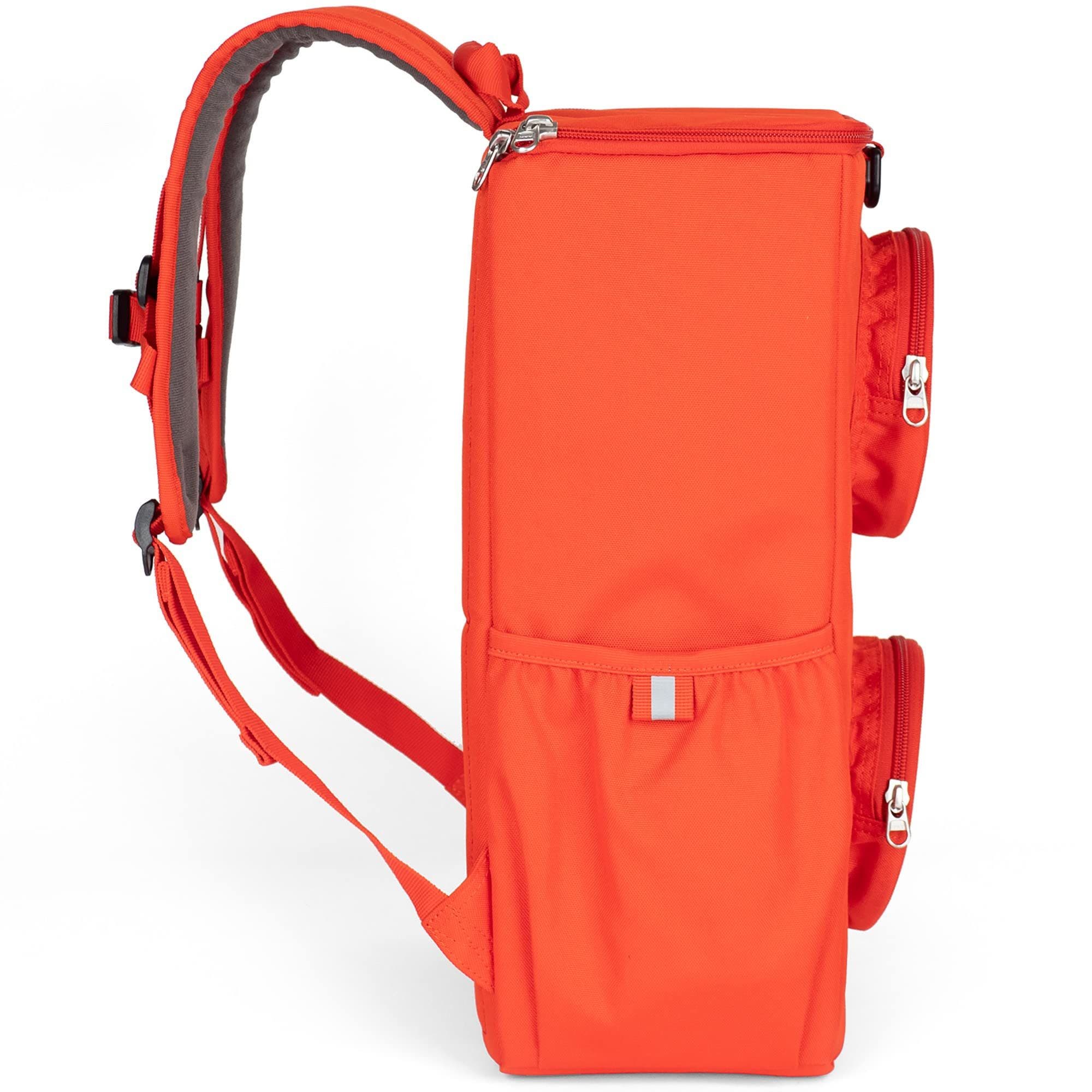 Brick Backpack Cooler, Alternate, color, Red