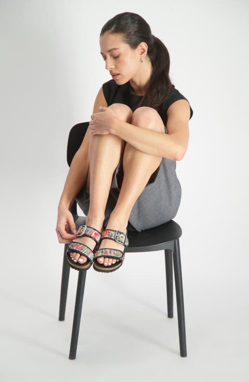 Naot Nashville Double Band Slide Sandal In Multi