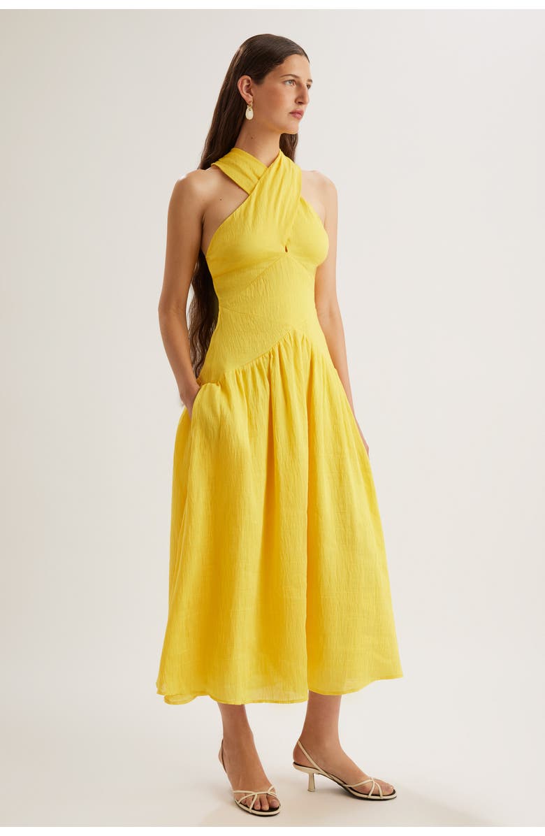 Merlette Zadie Dress, Alternate, color, Lemon