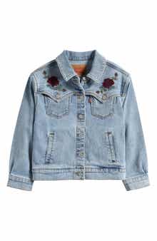 Levi's Kids' Oversize Western Denim Trucker Jacket