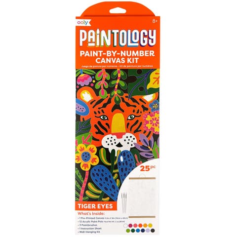 Paintology Paint By Number Canvas Kit