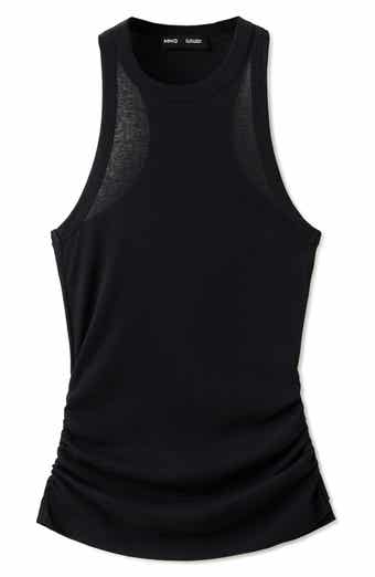 Ruched Cotton Top