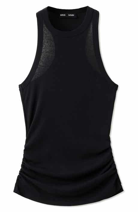 Ruched Cotton Top