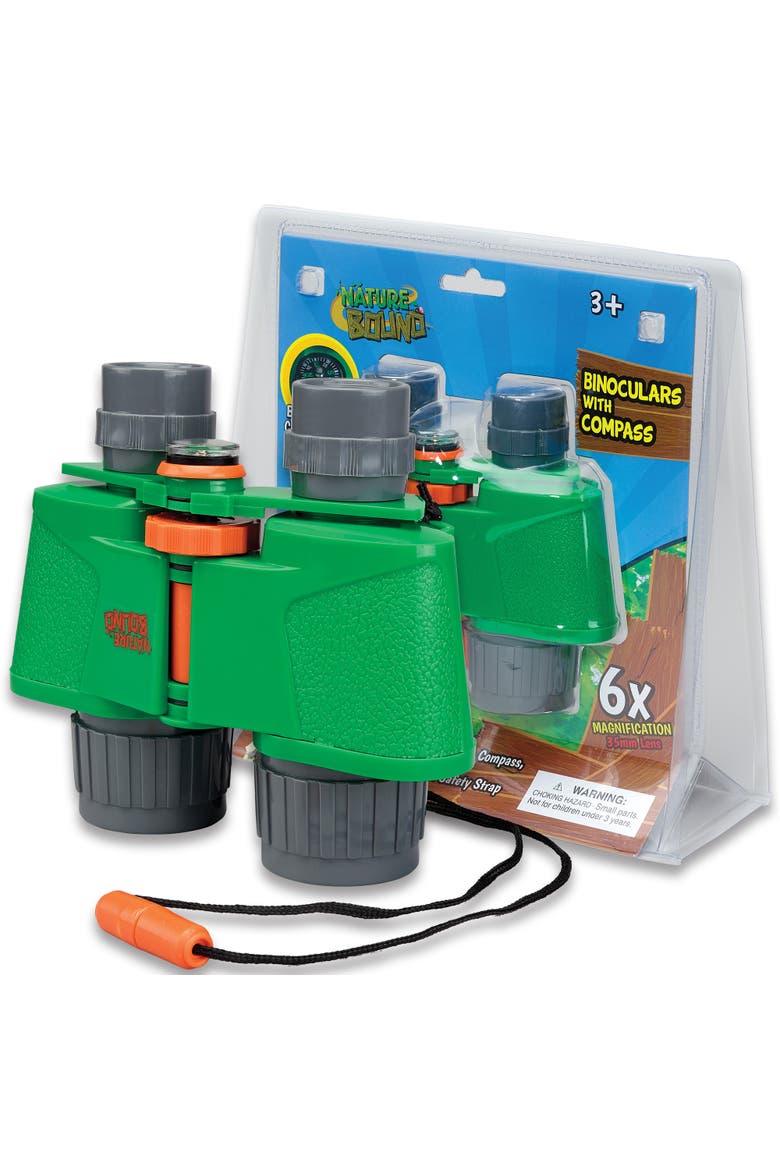 Binoculars w/ Compass, Main, color, Multicolored