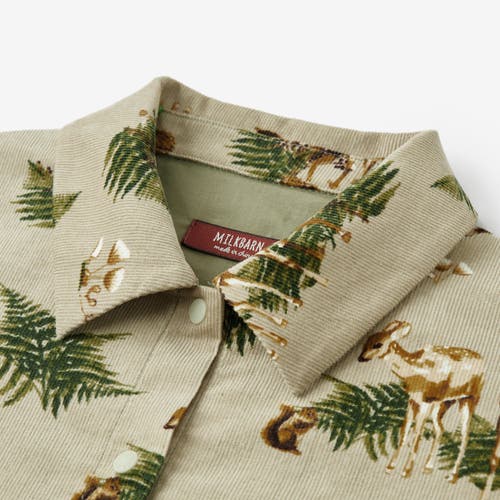 Milkbarn Organic Corduroy Cotton Snap Jumper