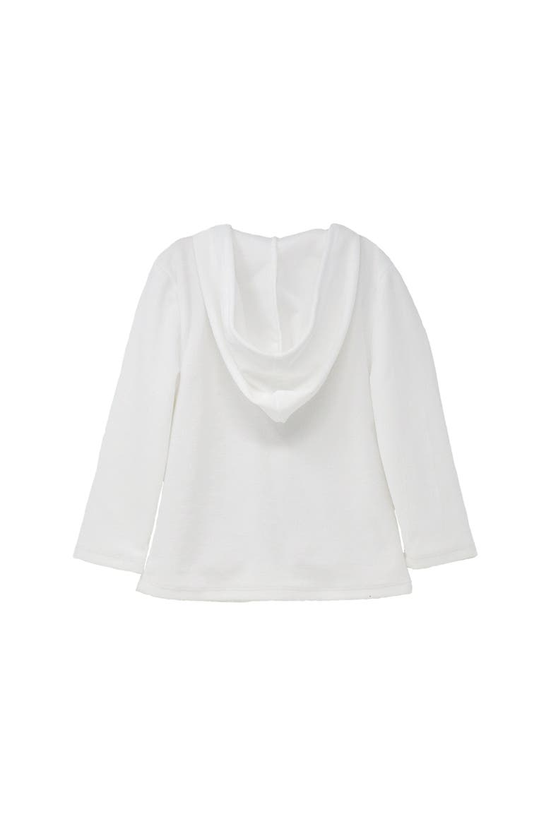 Toddler & Kids UPF 50+ Zuma Terry Beach Hoodie, Alternate, color, White