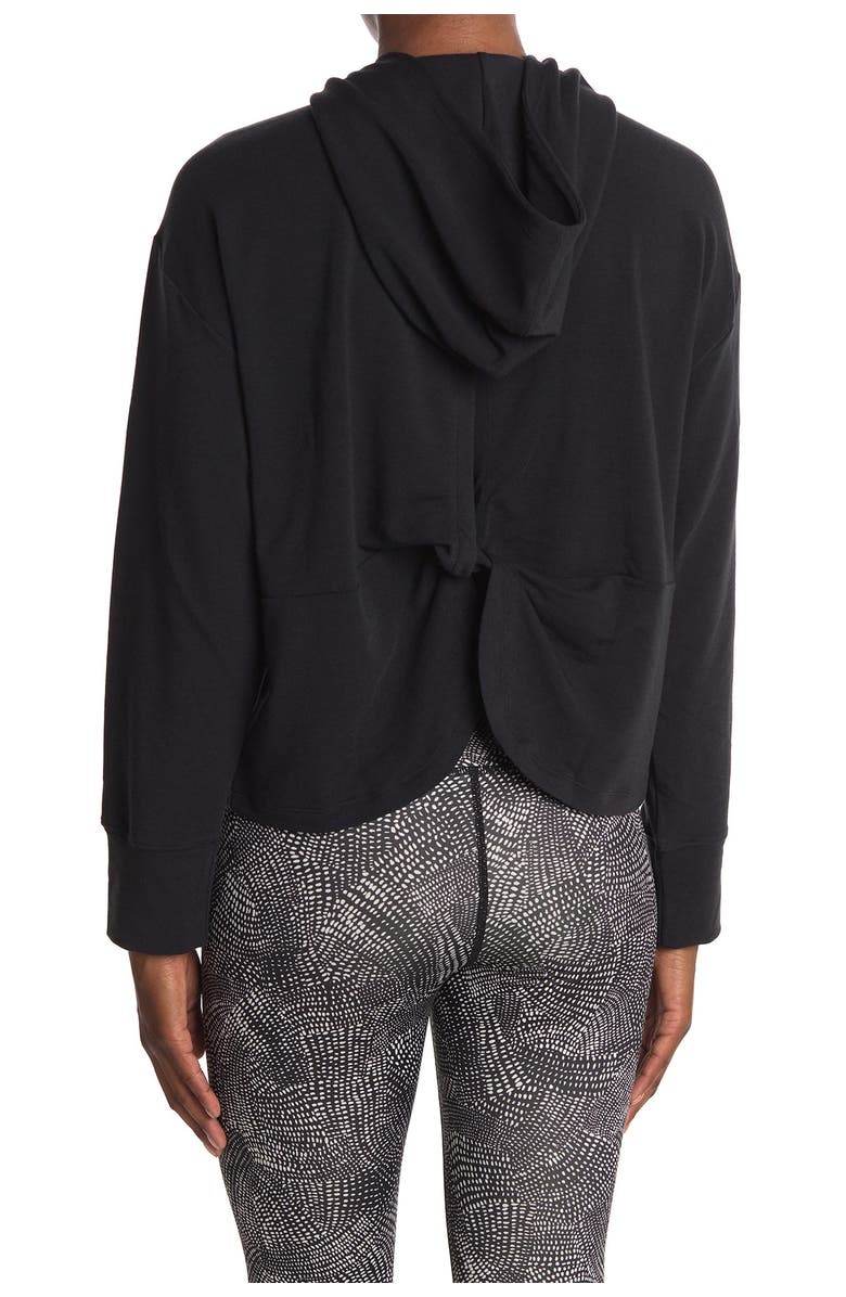 New Balance Evolv Twist Back Knit Hoodie, Main, color,