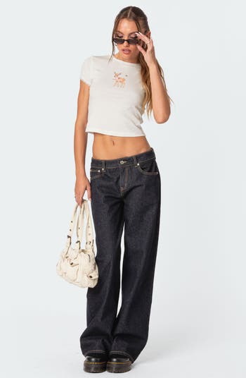 Raelynn Low Rise Wide Leg Jeans