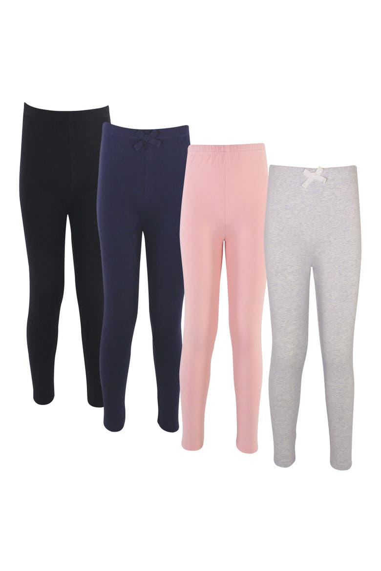 Organic Cotton Leggings for Young Ladies, Main, color, Solid Pink Navy