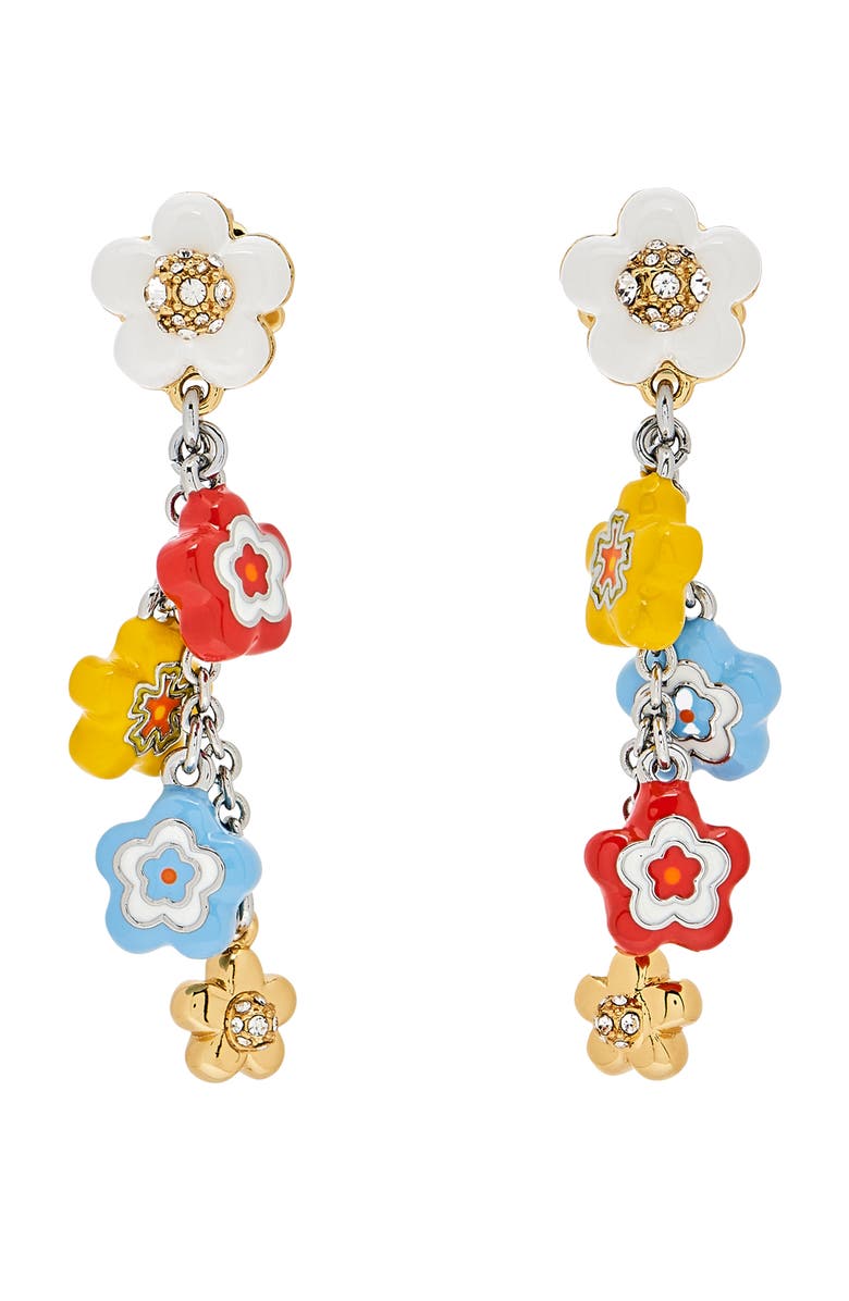 Marc Jacobs Wild Daisy Statement Drop Earrings, Main, color, 