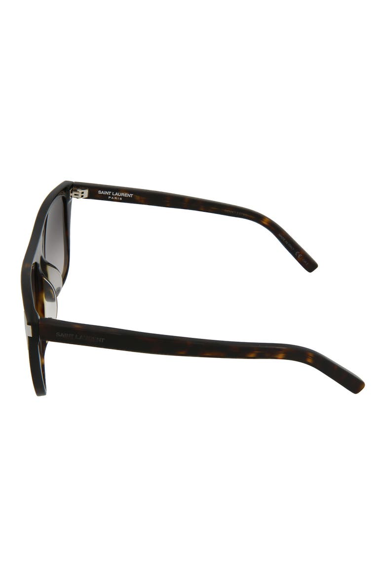 58mm Square Sunglasses, Alternate, color, HAVANA GREY
