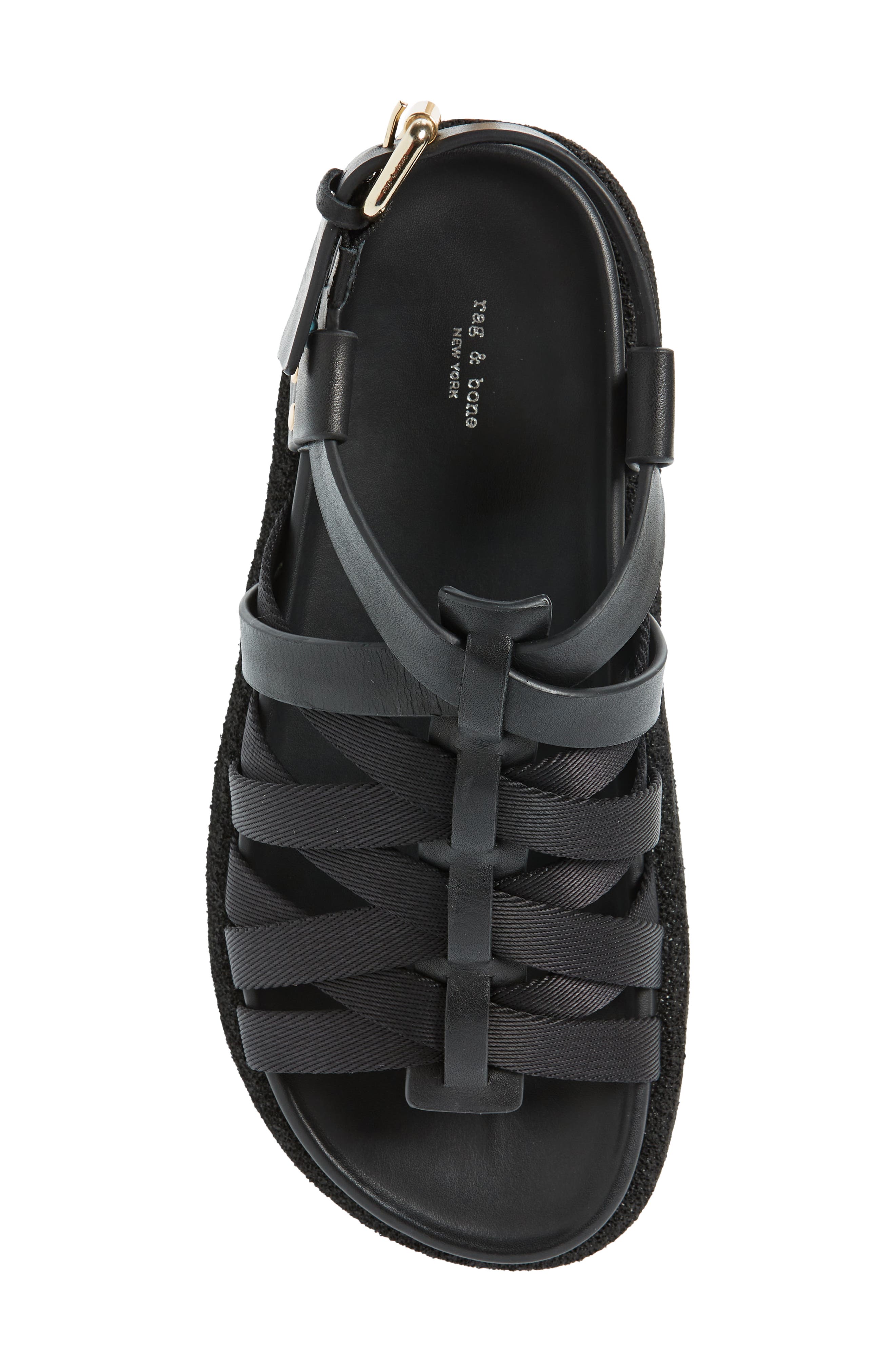 rag & bone Park Platform Fisherman Sandal, Alternate, color, 