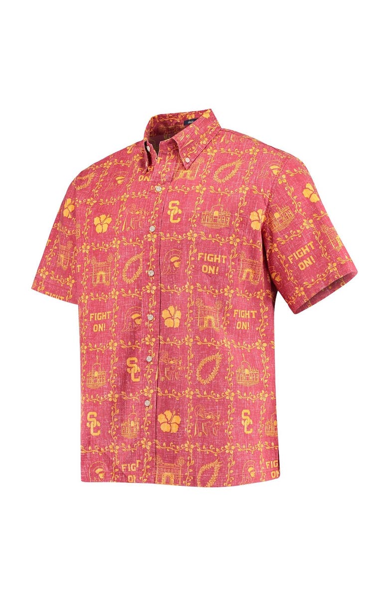 Reyn Spooner Men's Reyn Spooner Cardinal USC Trojans Classic Button-Down Shirt, Alternate, color, Cardinal