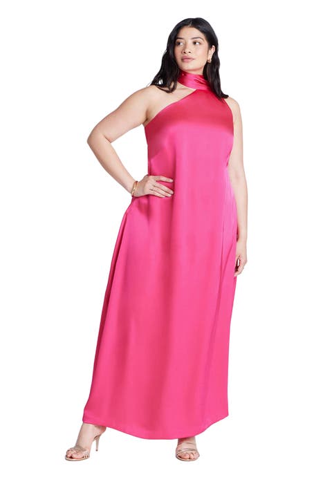 Scarf Neck Maxi Dress